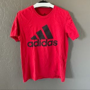 red adidas t-shirt - medium